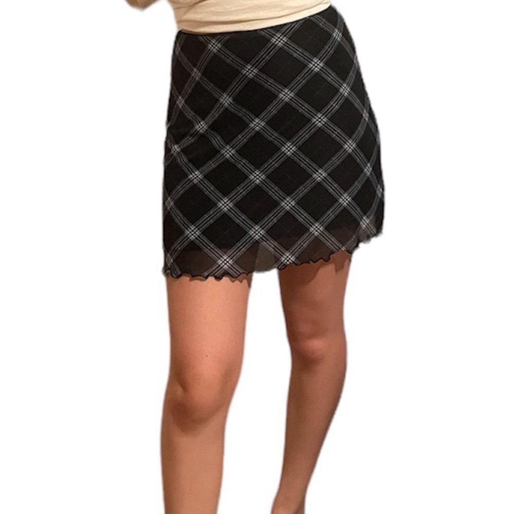 Plaid Mini Skirt